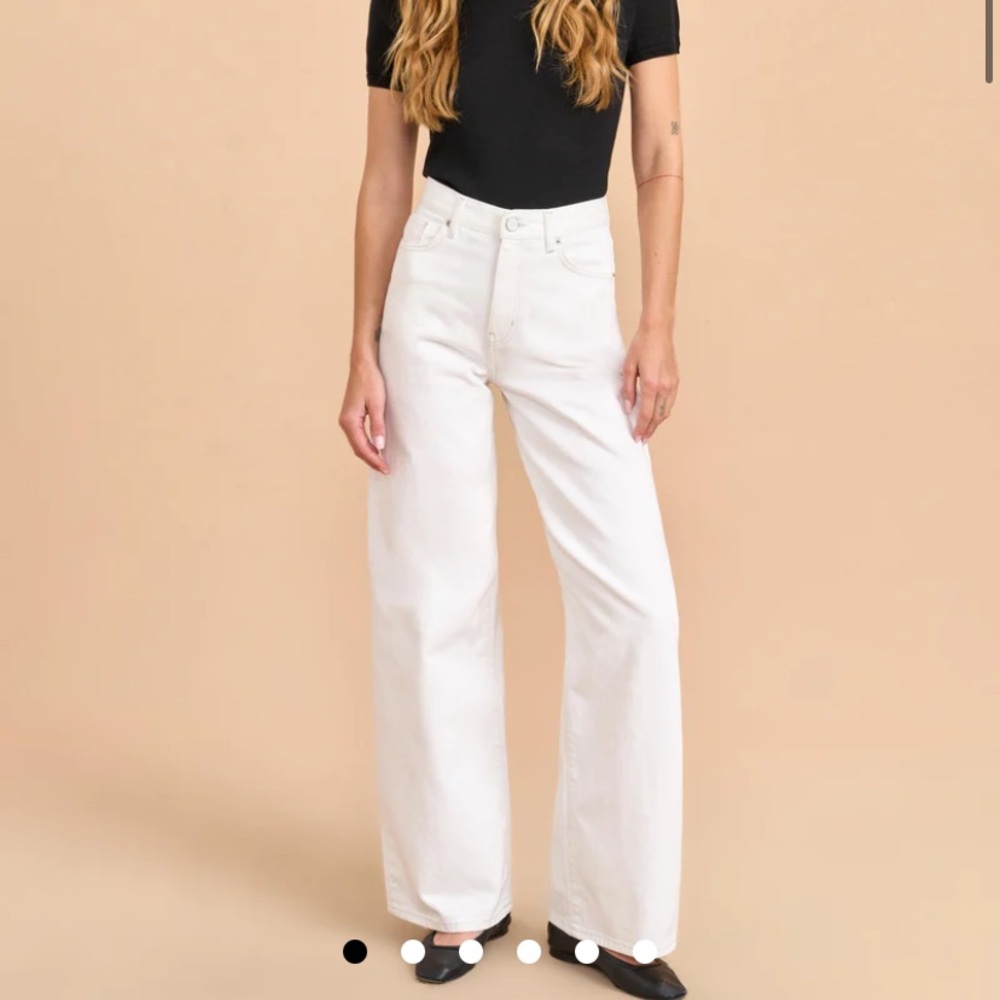 La Ligne Isadora High rose wide leg jean